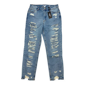 REFUGE Mom Classic Hi-Rise Rip Jeans Sz7